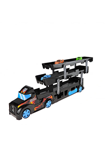 King Toys 3-Story 3-Vehicle Transporter Play Set - Black