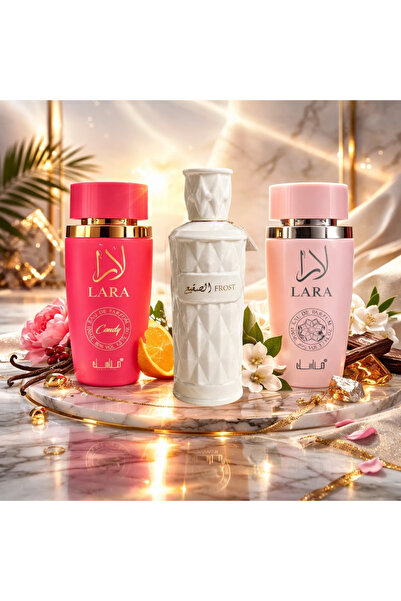 MANASIK SET 3 PARFUMURI DAMA 100 ML - LARA CANDY + FROST + LARA