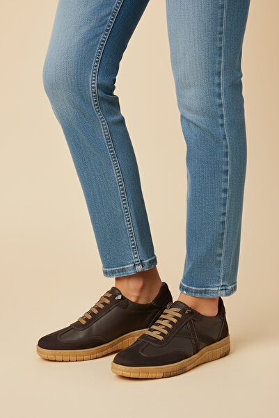 SHOUGO Genuine Leather Daily Comfortable Women's Sports Shoes