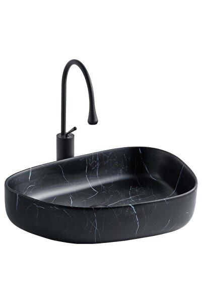 LENA E-2107SM Tezgah Üstü Porselen Lavabo