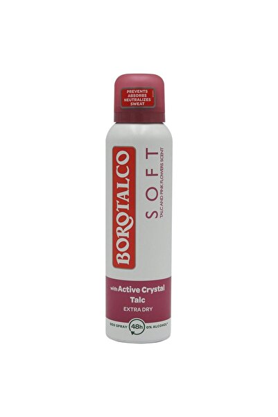 SOHO Antiperspirant Deodorant, Borotalco, 150 ml Soft Con Talco Cristalli Att...