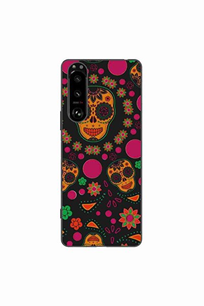 OEM Husa compatibila cu Sony Xperia 5 III Silicon Gel Tpu Model Halloween Flo...