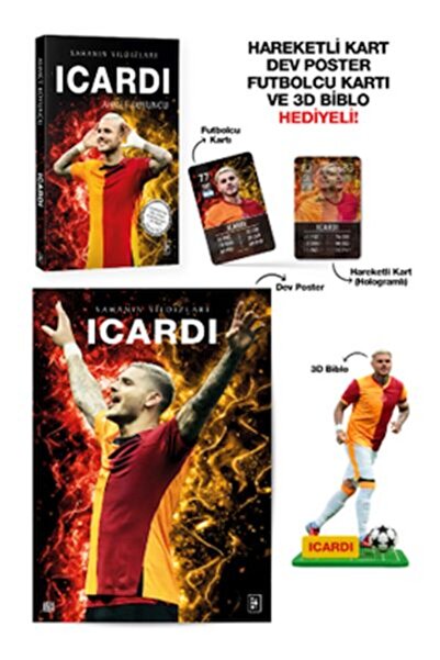 Parodi Yayınları Icardi - Sahanın Yıldızları - 3D Biblo Hediyeli!