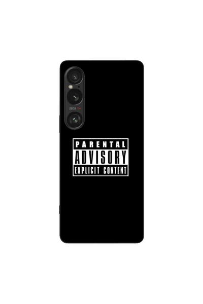 OEM Husa compatibila cu Sony Xperia 1 VI Silicon Gel Tpu Model Parental Advisory
