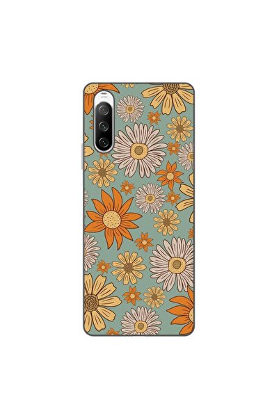 OEM Husa compatibila cu Sony Xperia 10 III Silicon Gel Tpu Model Vintage Meadow