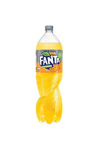 Fanta Carbonated drink Zero, Orange, 2 L