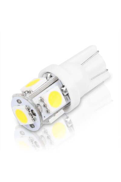 Other Pair of T10-5Led-W5W Bulbs for Car Dashboard and Interior Lighting - Br...
