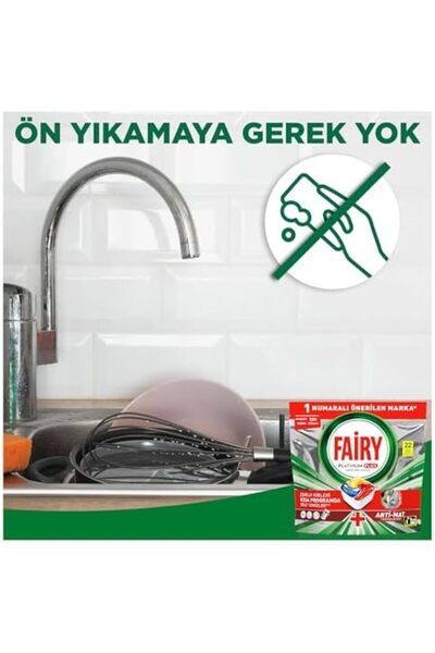 Yıldızan Nzr Beautestore Platinum Plus Dishwasher Detergent Capsule 22 Washes...