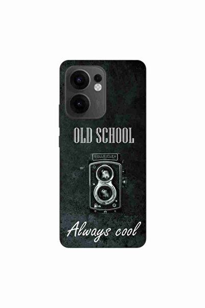 OEM Husa compatibila cu Oppo Reno13 F Silicon Gel Tpu Model Retro Camera