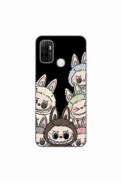 OEM Husa compatibila cu Oppo A53 Silicon Gel Tpu Model Labubu Pattern Black