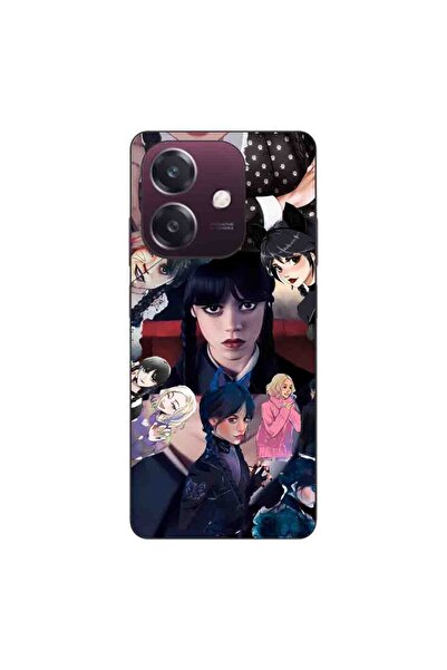OEM Husa compatibila cu Oppo A40 Silicon Gel Tpu Model Wednesday Addams Colaj...