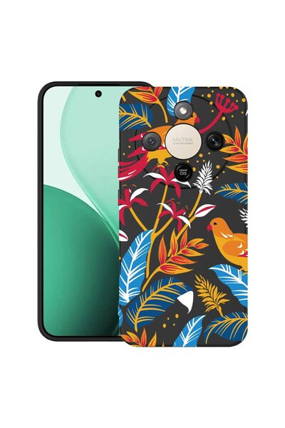 bestcase Υπέρλεπτη Θήκη TPU Συμβατή με Honor Magic8 Lite, Χρωματιστά Πουλιά, ...