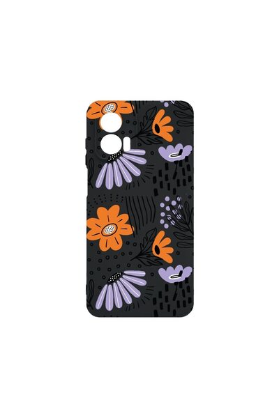 bestcase Λεπτή Θήκη Σιλικόνης 0.8MM, Συμβατή με Motorola Moto G85, Λουλούδια ...