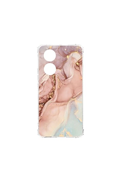 bestcase Husa Anti Shock 1.5MM, compatibilă cu OPPO A38, Rose Marble, Tehnolo...