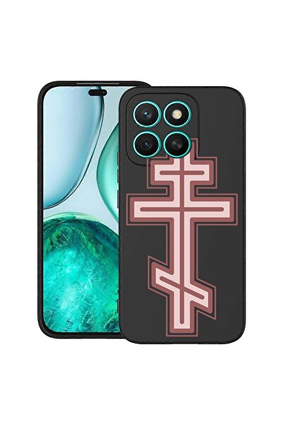 bestcase ¬Æ Husa pentru Honor X8C, Classic Cross Red, Slim Silicon 0.8MM, Ant...