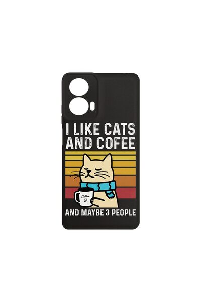 bestcase ¬Æ Husa Slim Silicon pentru Motorola Moto E14 / Moto G04, Cats And C...