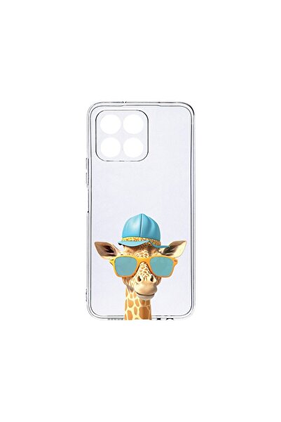 bestcase Husa BestCase¬Æ Clear Silicon, Compatibila Cu Honor X6, Cool Giraffe...