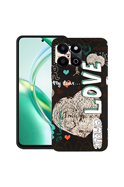 bestcase ¬Æ Husa pentru Honor 200 Smart, Slim Silicon, Love, Protectie camera...