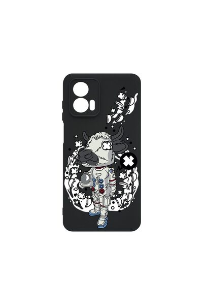 bestcase ¬Æ Husa Slim SIlicon 0.8MM, Compatibila Cu Motorola Moto G85, Cow As...