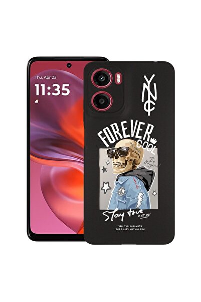 bestcase ¬Æ Husa pentru Motorola Moto G05, Forever Cool Skeleton, Slim Silico...