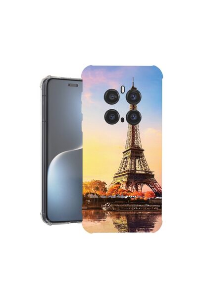bestcase Θήκη για Honor Magic7 Pro, Αντικραδασμική 1.5MM, Πύργος του Άιφελ Πα...