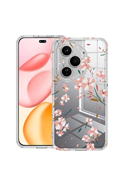 bestcase ¬Æ Husa Anti Shock Compatibila cu Honor 400 Pro, Floral - Pastel Ros...