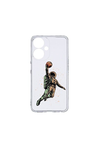 bestcase Διαφανής Θήκη Σιλικόνης, Συμβατή με Honor X7b, Σχέδιο Αστροναύτη Μπά...