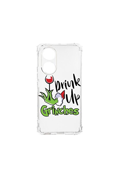 bestcase Husa Anti Shock 1.5MM, compatibilă cu OPPO A38, Grinches - Drink Up,...