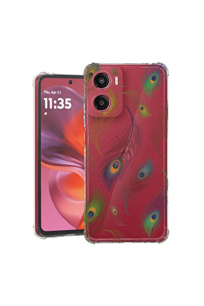 bestcase ¬Æ Husa compatibila Motorola Moto E15, Anti Shock 1.5MM, Flower, Pro...
