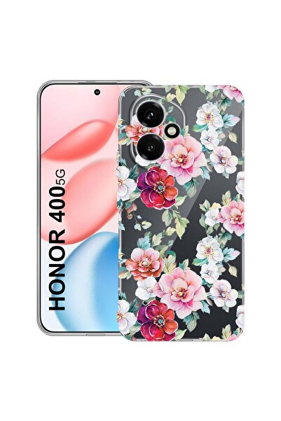 bestcase ¬Æ Husa Anti Shock Compatibila cu Honor 400, Floral - Camellia Patte...