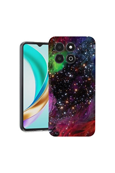 bestcase Husa pentru Honor X6b, BestCase¬Æ Clear Silicon 2MM, Galaxies, Antis...