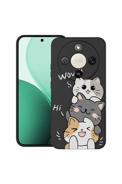 bestcase ¬Æ Husa TPU Ultra Slim Compatibila cu Honor Magic8 Lite, Cat Wow, 31...