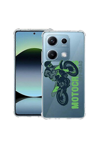 bestcase Αντικραδασμική Θήκη Συμβατή με OPPO A6 Pro, με Σχέδιο Motocross, Ενι...