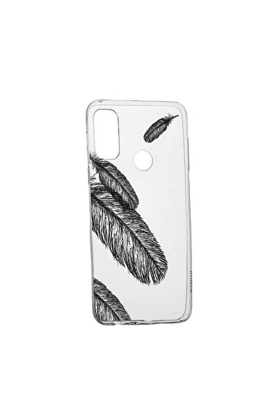 bestcase Θήκη σιλικόνης συμβατή με Motorola Moto G60s, Feathers BW, ανθεκτική...