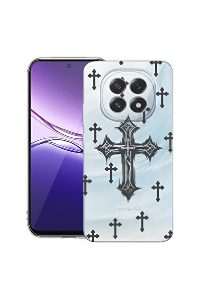 bestcase ¬Æ Husa pentru OPPO F29 Pro cu Design Cross, Clear Slim Silicon, Ant...
