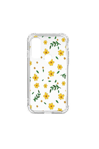 bestcase Husă Antișoc din Silicon Compatibilă cu Motorola Moto E20, Floricele...