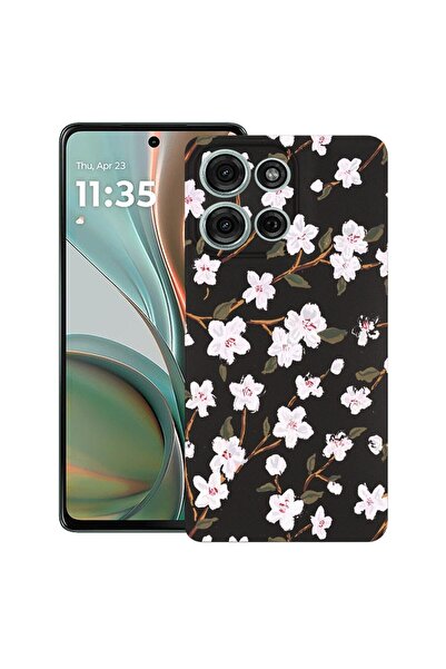 bestcase ¬Æ Husa pentru Motorola Moto G75, Spring Flower, Slim Silicon 0.8MM,...