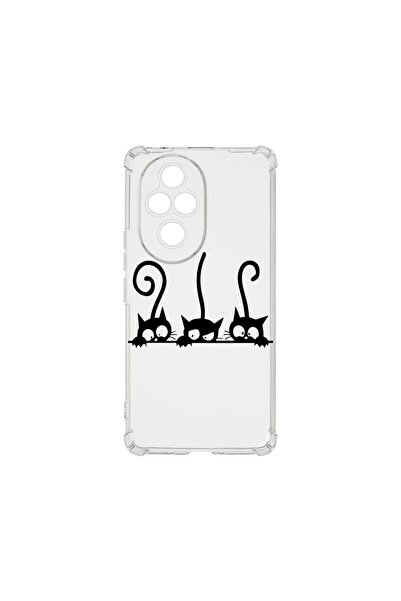 bestcase Husa Antișoc 1.5MM, compatibilă cu Honor 200 Pro, Pisici, Tehnologie...