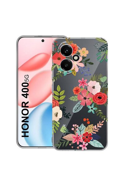 bestcase Διαφανής Θήκη Σιλικόνης για Honor 400, Λουλούδια, 2036423 T 630
