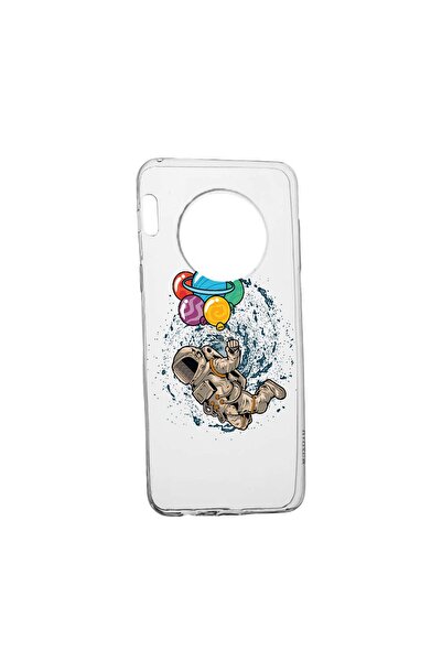 bestcase Θήκη σιλικόνης, Συμβατή με Huawei Nova Y90, Χαρούμενος Αστροναύτης, ...