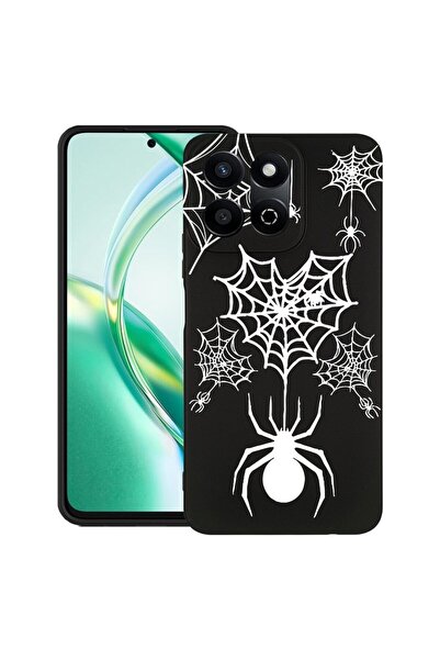 bestcase ¬Æ Husa pentru Honor 200 Smart, Slim Silicon, Spider Web, Protectie ...