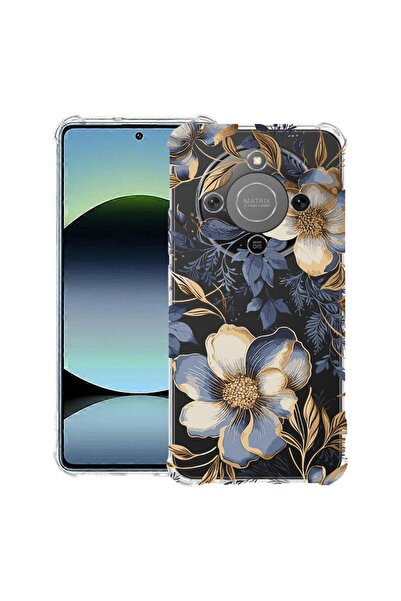 bestcase ¬Æ Husa Anti Shock Compatibila cu Honor Magic8 Lite, Floral - Magnol...