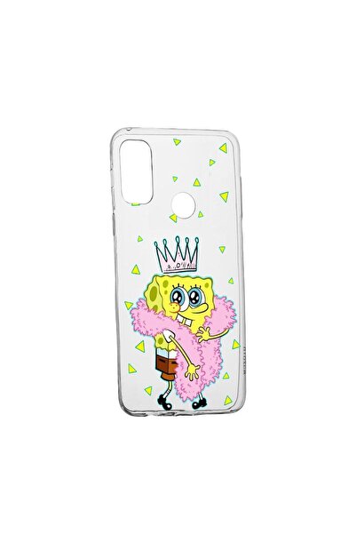 bestcase Husa Silicon SpondeBob, Compatibila Cu Motorola Moto E40, rezistenta...