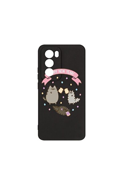 bestcase ¬Æ Husa Premium Silicon, Compatibila Cu OPPO Reno12, Happy New Year,...