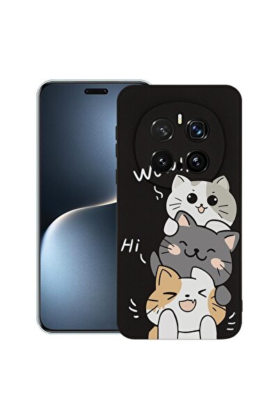 bestcase ¬Æ Husa Premium Silicon pentru Honor Magic7 Pro, Cat Wow, 1926316 PB...