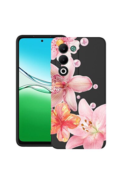 bestcase Ултра тънък TPU калъф, съвместим с OPPO A5, Флорален - Естетична еле...