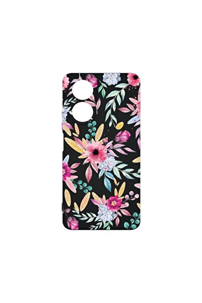 bestcase Θήκη Σιλικόνης Premium, Συμβατή με Motorola Moto E14, Χαρούμενα Λουλ...
