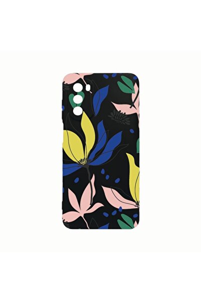 bestcase Husa Silicon, Compatibila cu Motorola Moto G82 / Moto G52, Flowers P...