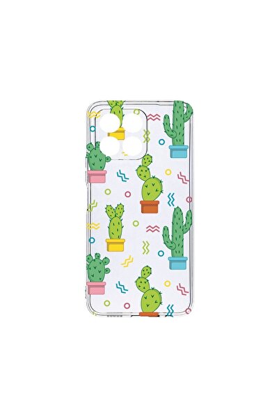 bestcase Husa BestCase¬Æ Clear Silicon, Compatibila Cu Honor X8 5G, Cactus, A...