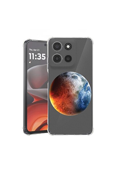 bestcase ¬Æ Husa pentru Motorola Moto G75, Anti Shock 1.5MM, Earth, Protectie...